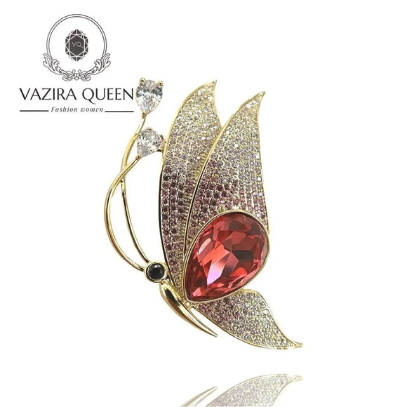 VQ Butterfly Brooch - Picture 1 of 5